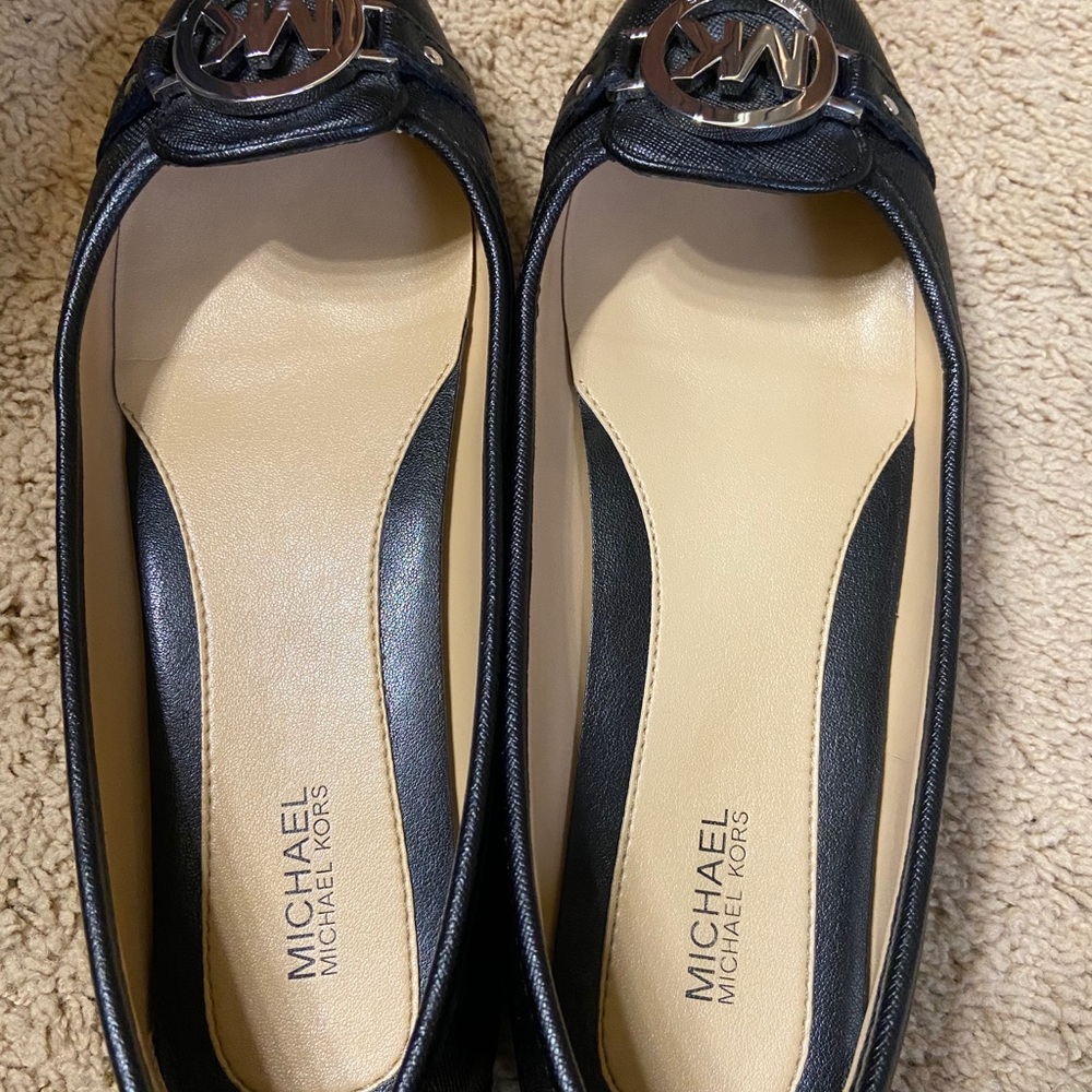 Michael Kors black ballet flats size 7M